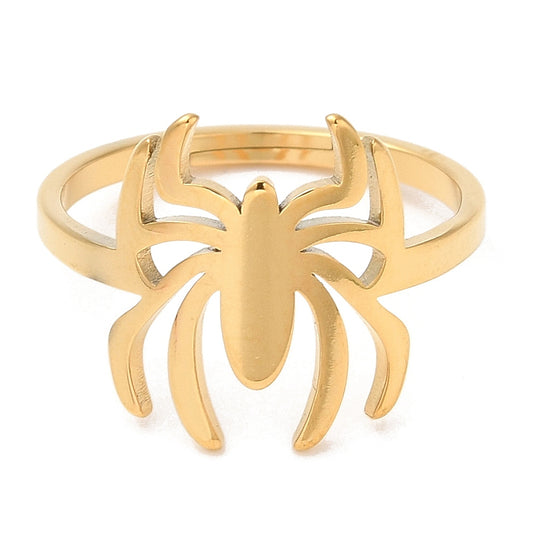 gold spider ring