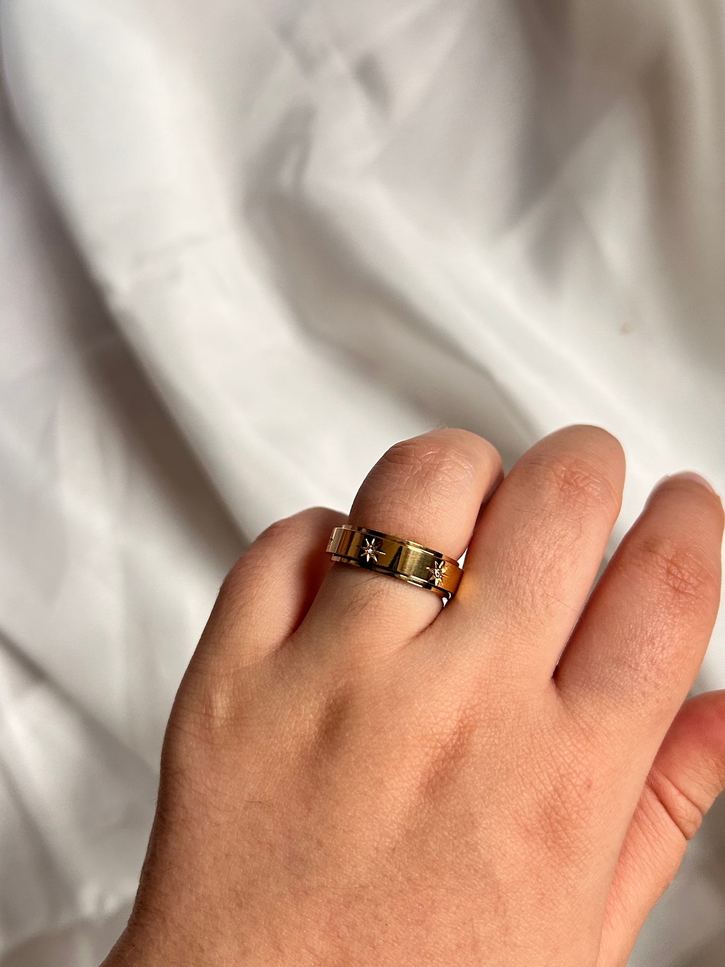 anxiety ring with stars