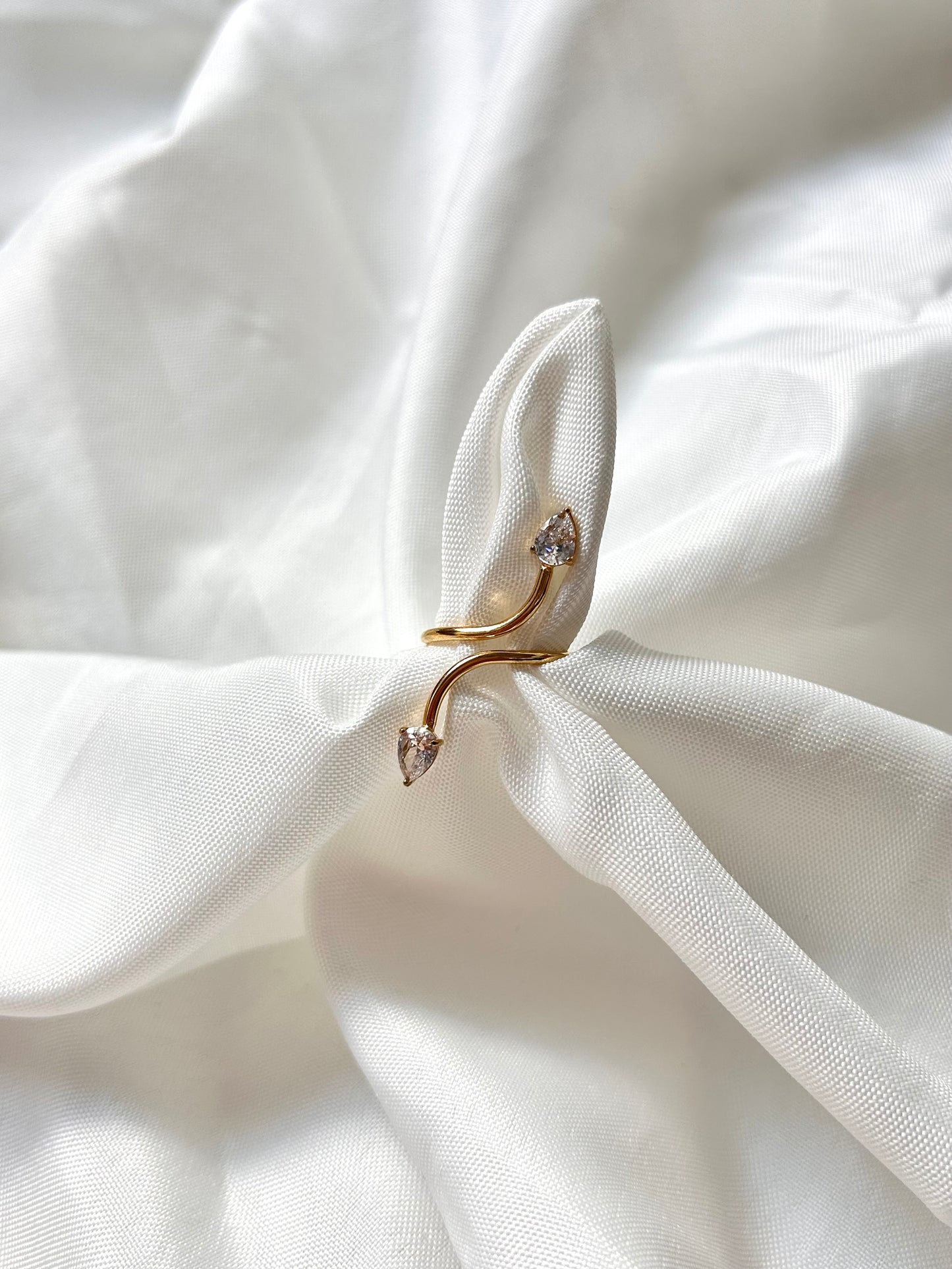 Crystal Snake Ring