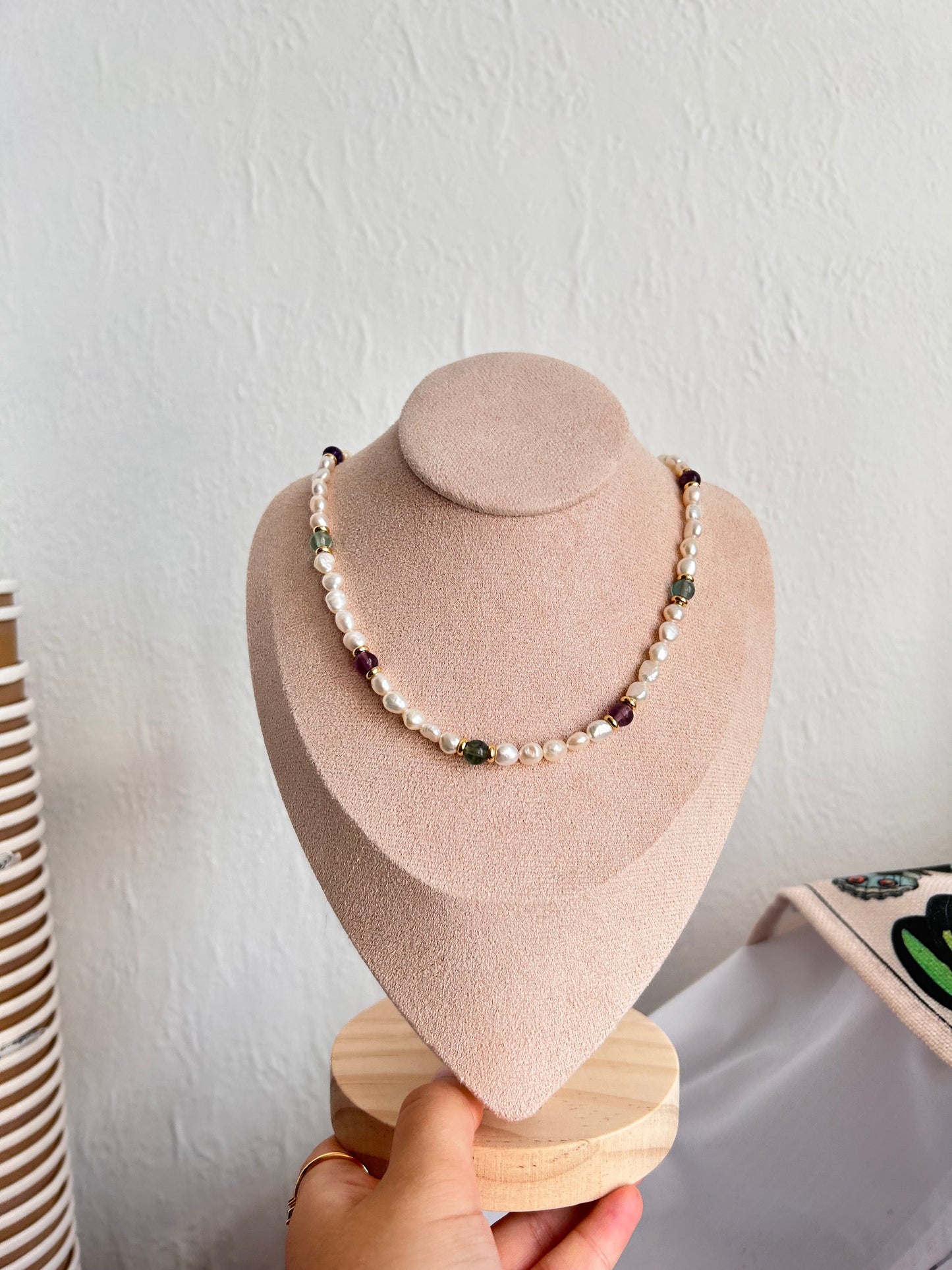 funky pearl necklace