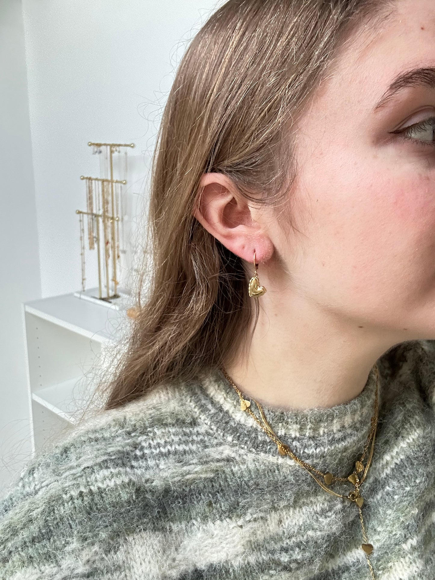 Small Heart Earrings