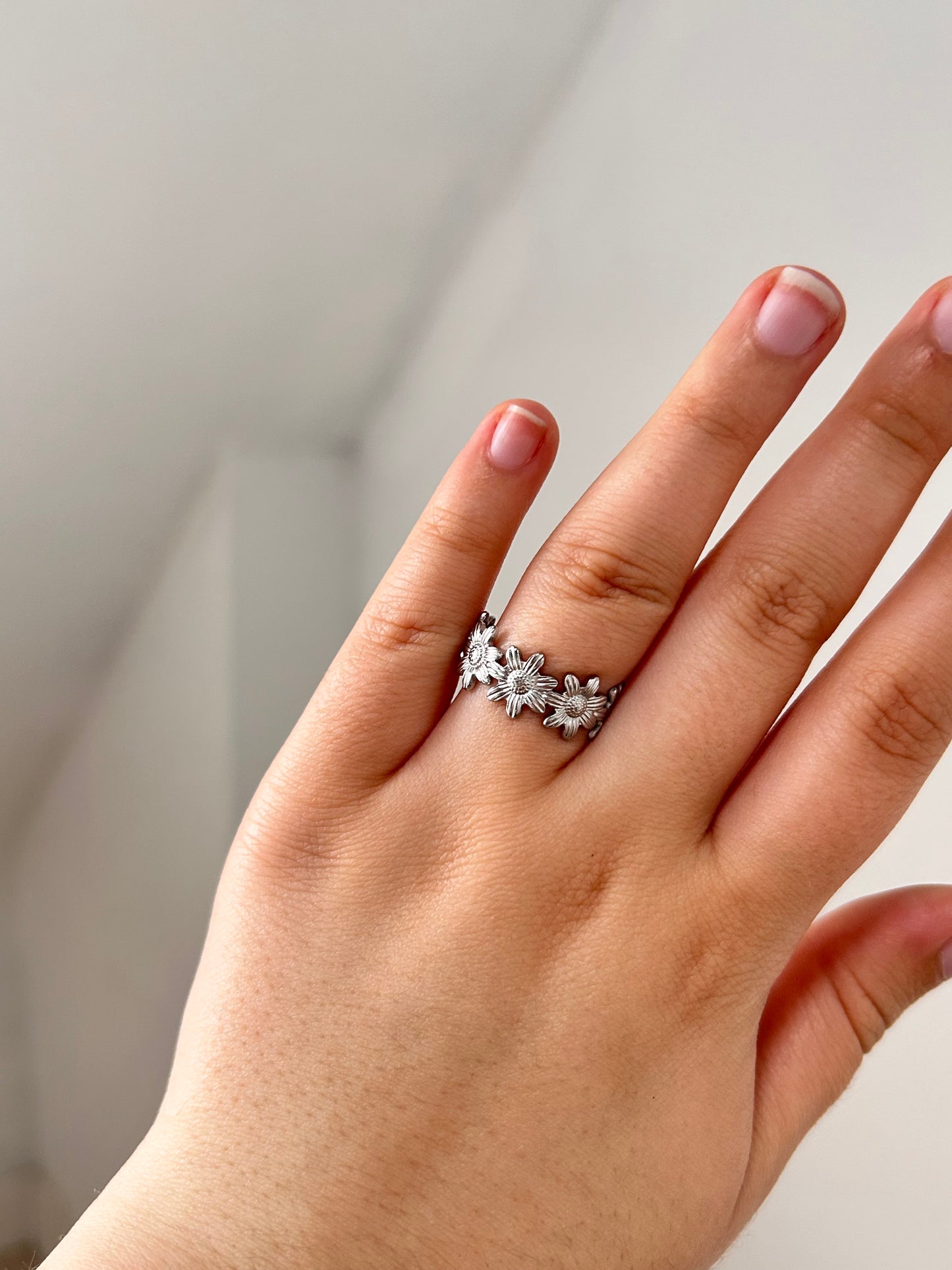 Daisy Ring Silver