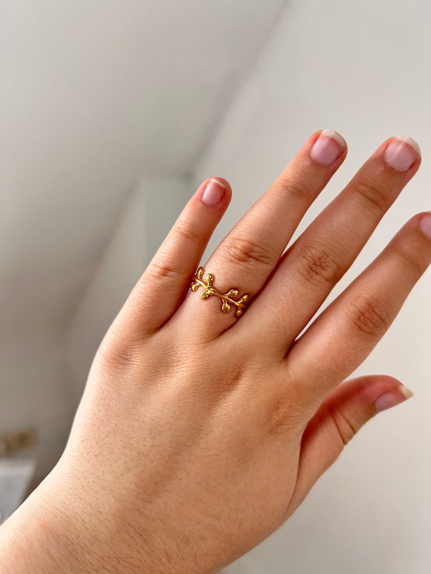 Leaf Ring Gold