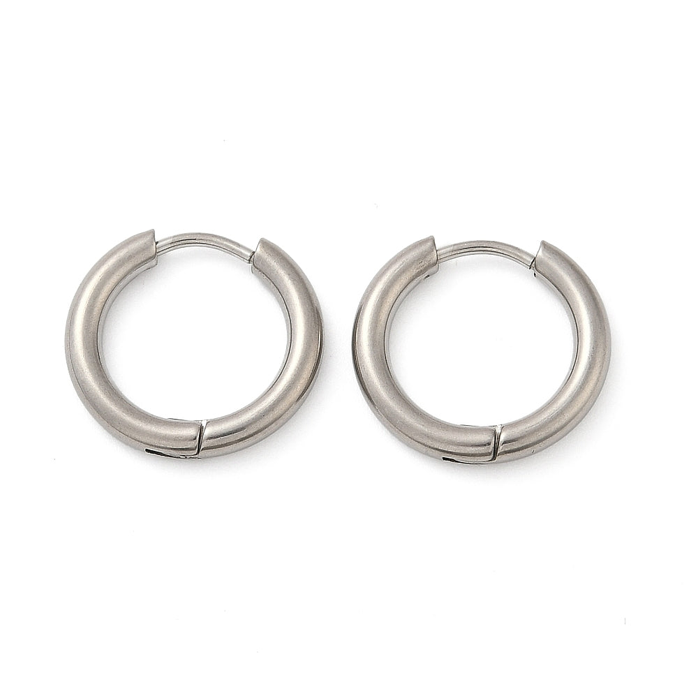 Hoops Silver 15mm