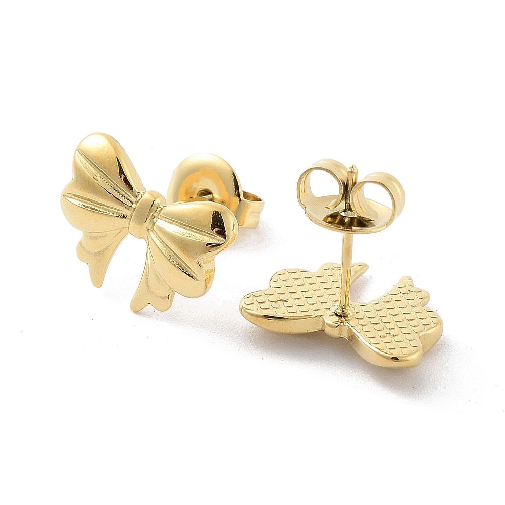 Bow Studs Gold