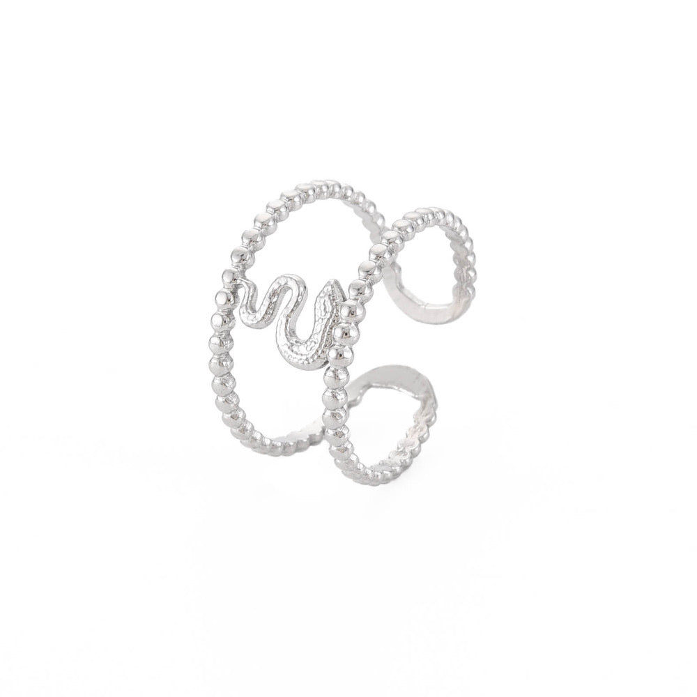 stainless steel snake ring