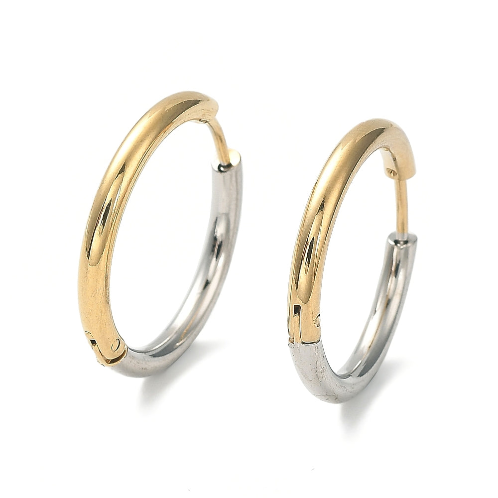Mixed Metal Hoops 23mm
