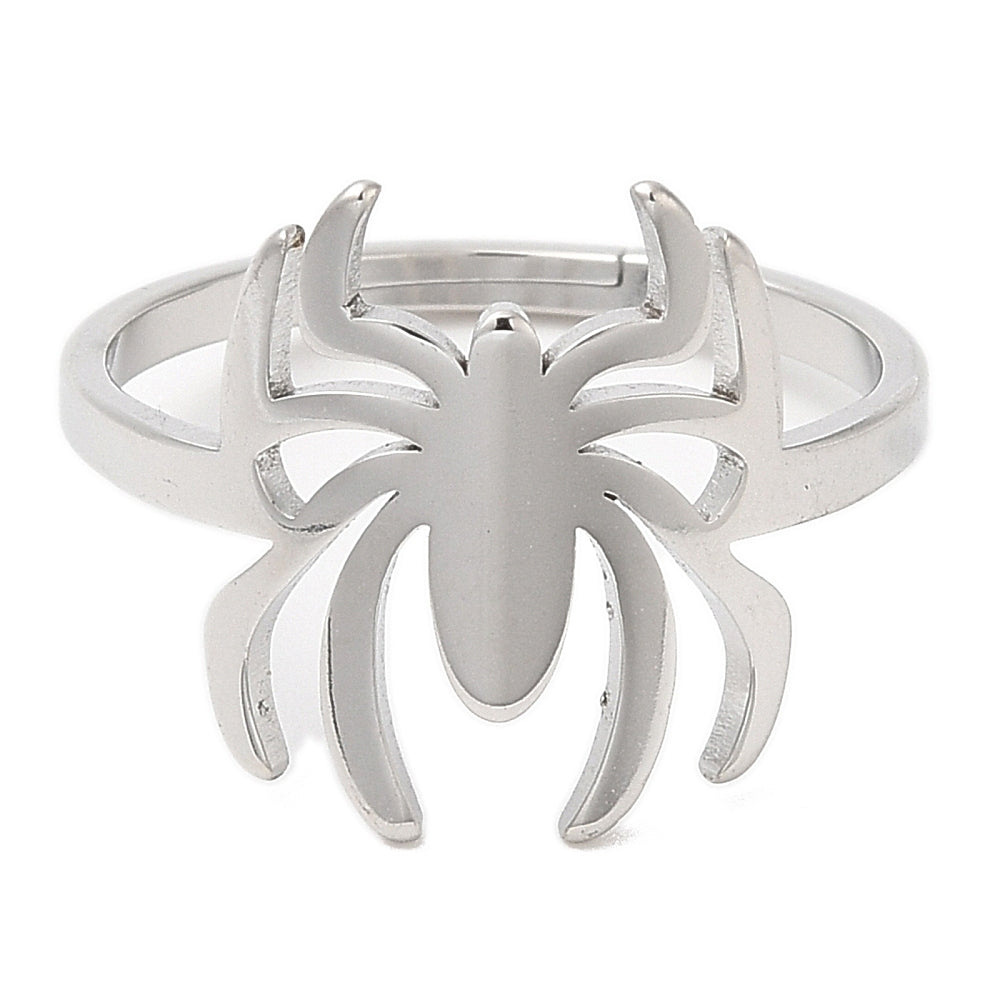 silver spider ring
