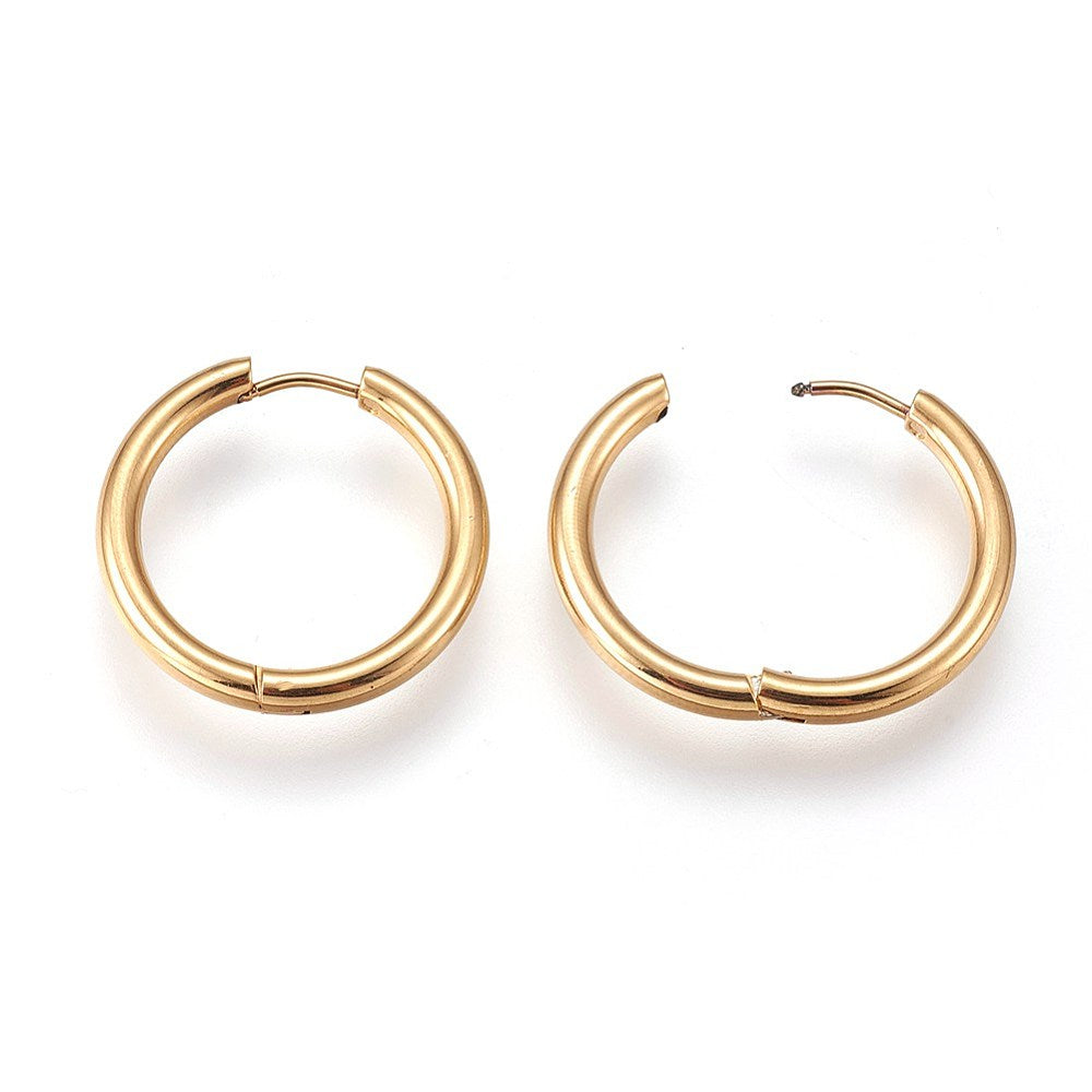 Hoops Gold 17mm