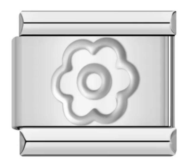 Flower Italian Charm
