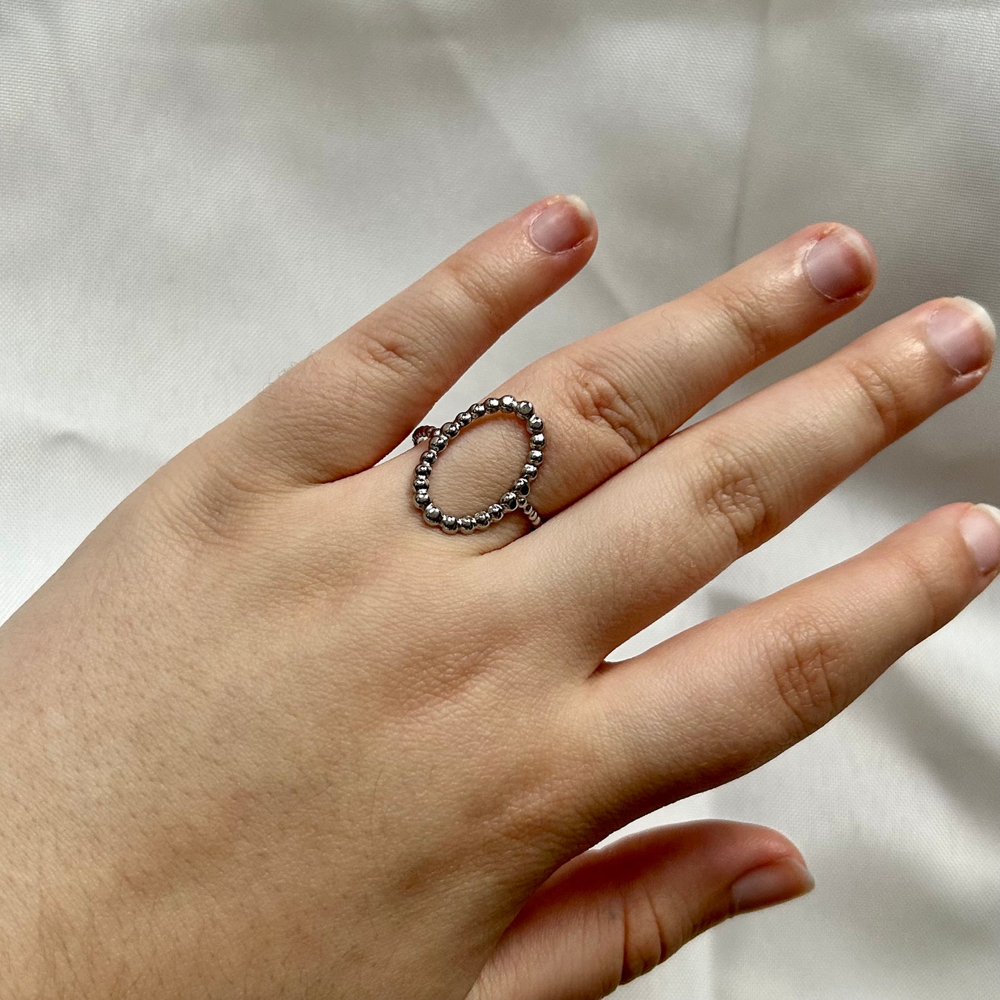 simple silver ring