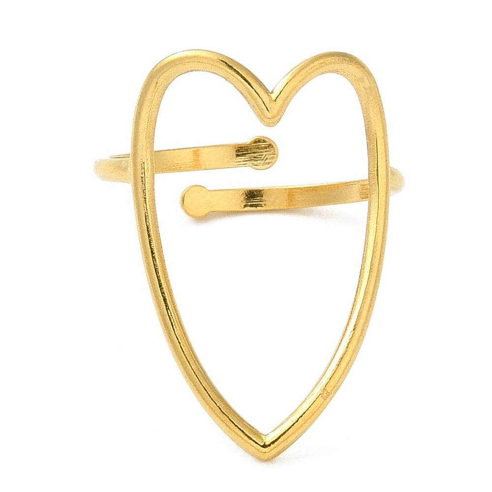 big heart ring