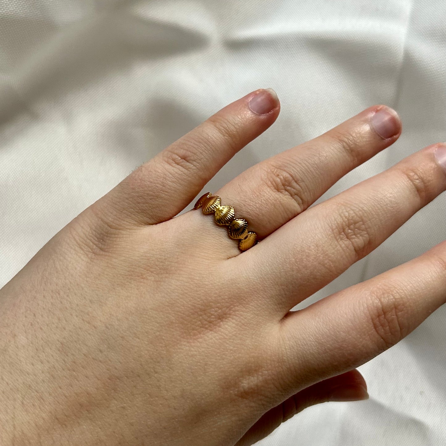 ring with small shells