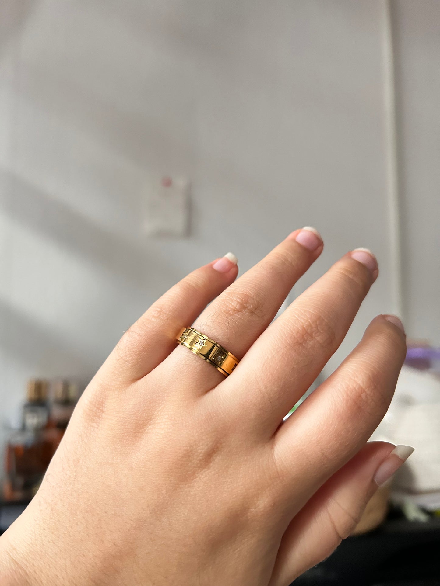 anxiety ring with stars