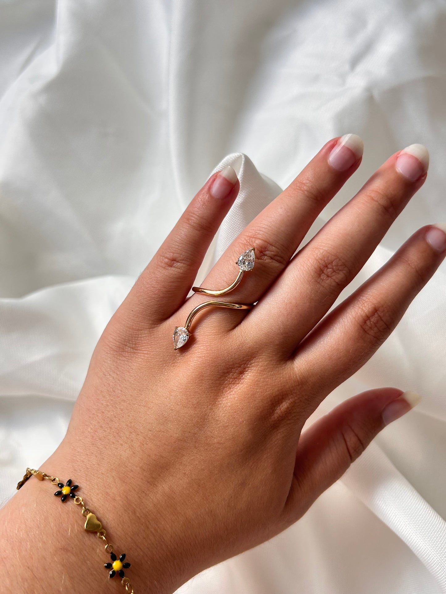Crystal Snake Ring