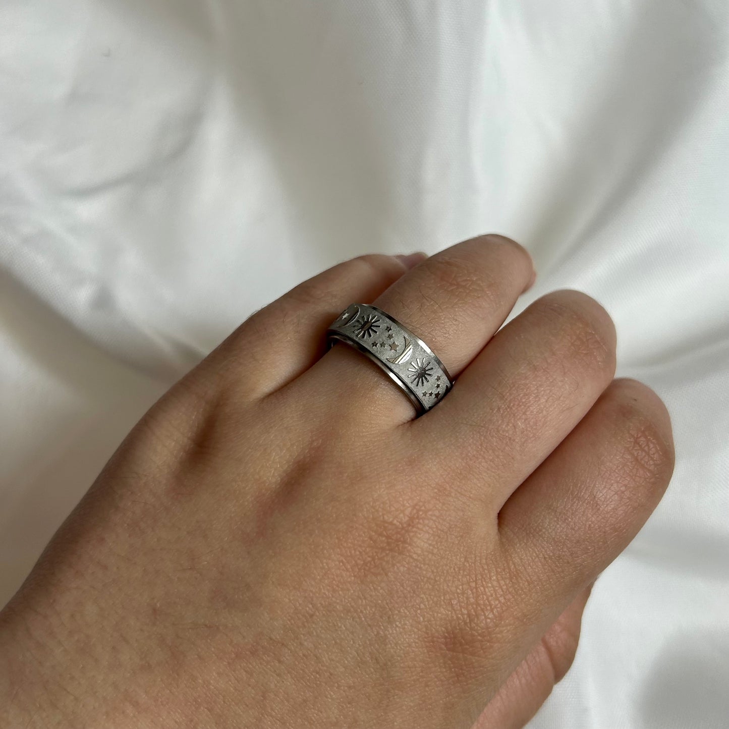 celestial style anxiety ring