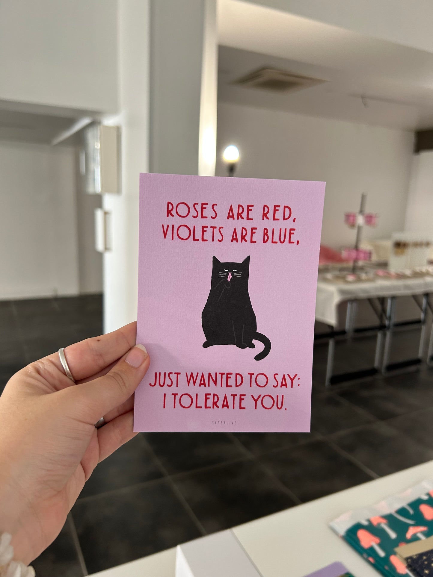 Kaartje I Tolerate You