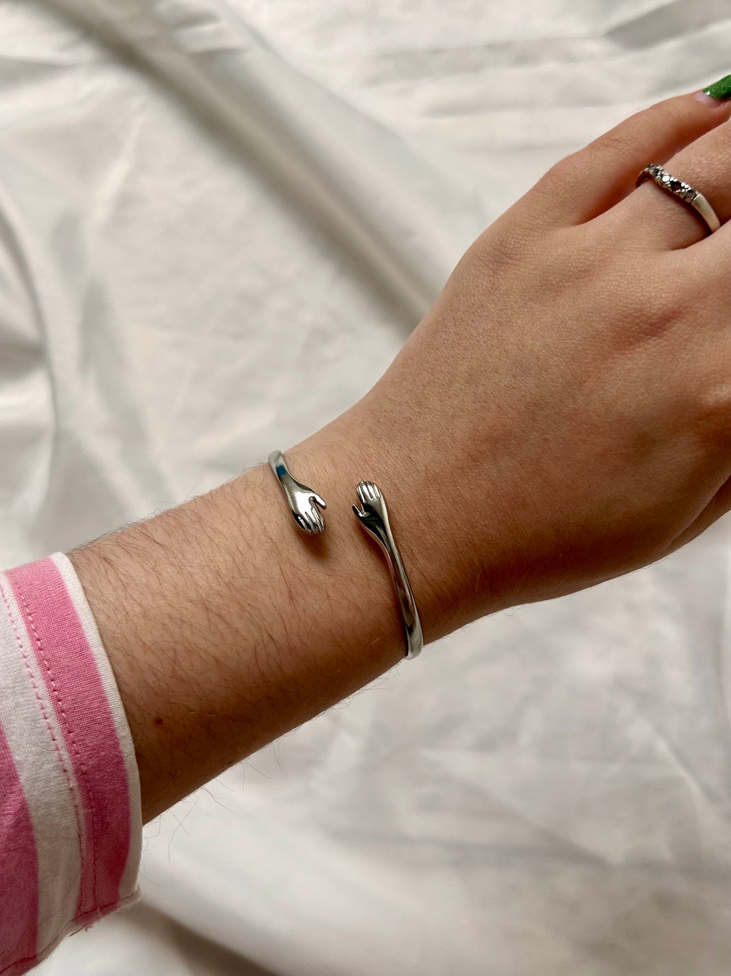 Huggie Bangle Silver