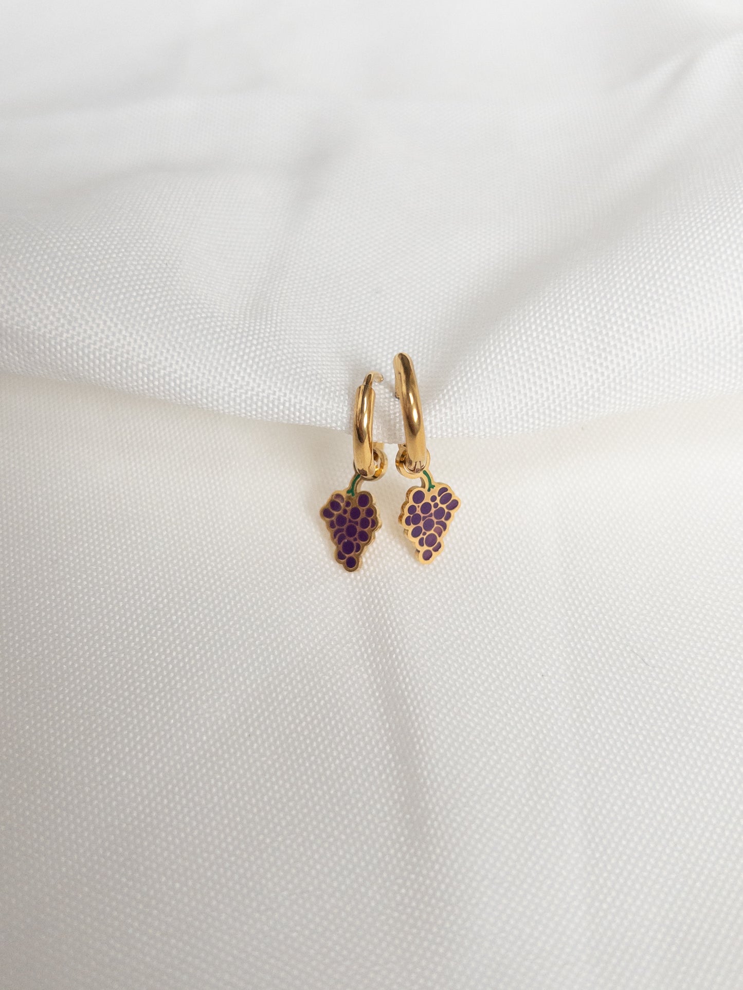 Grape earrings