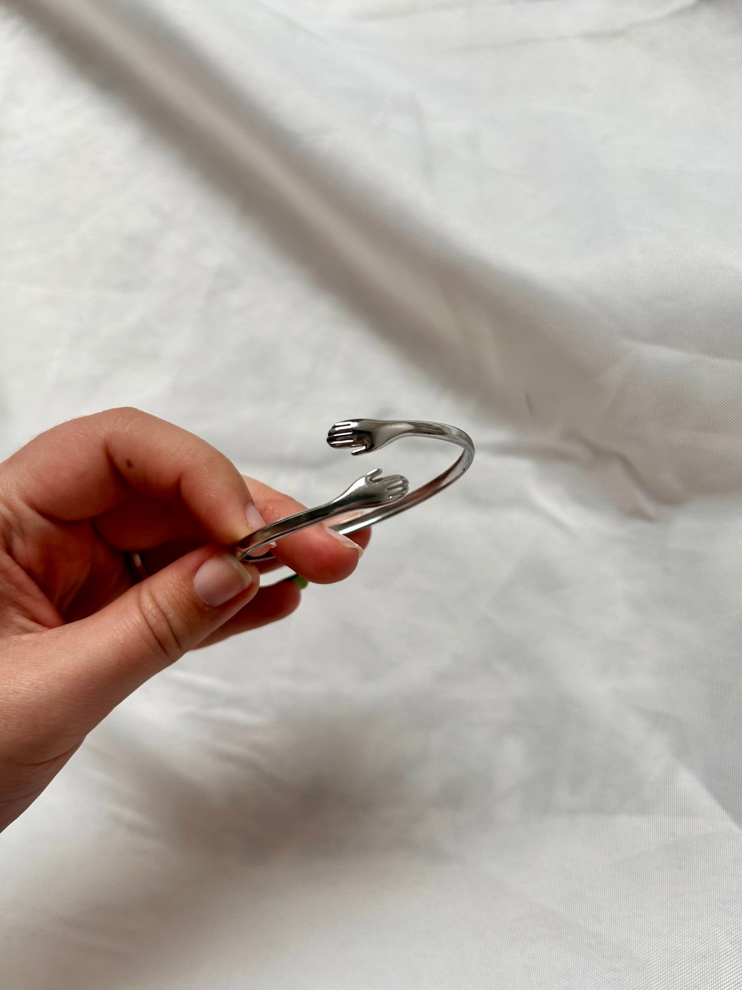 Huggie Bangle Silver