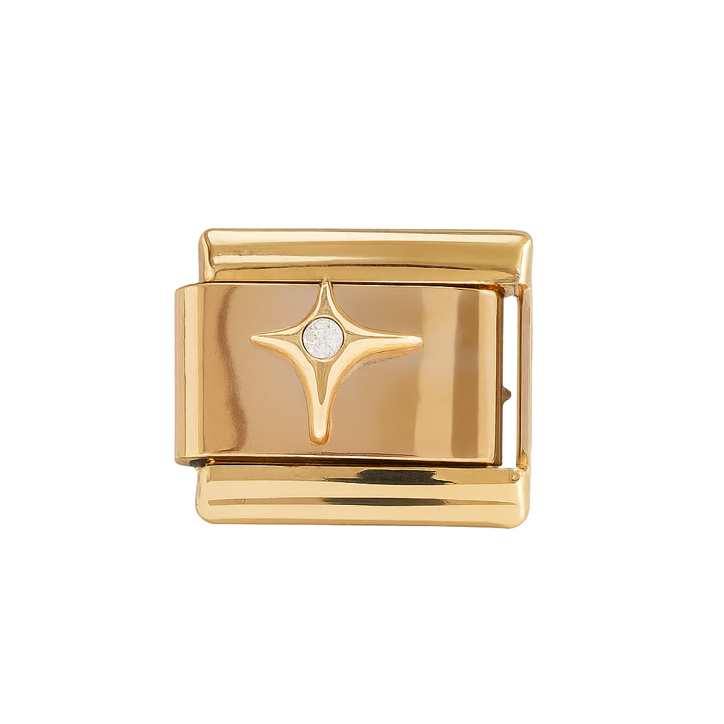 Crystal Mini Star Italian Charm