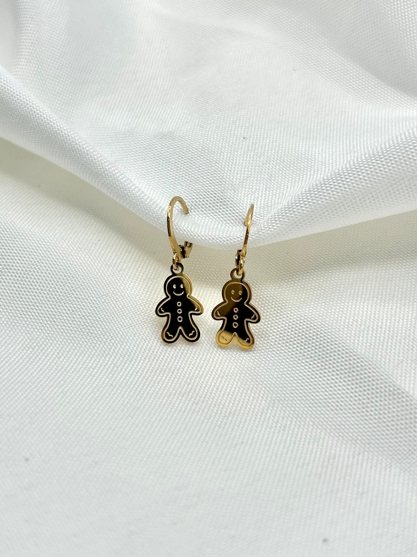 Gingerbread Man Earrings