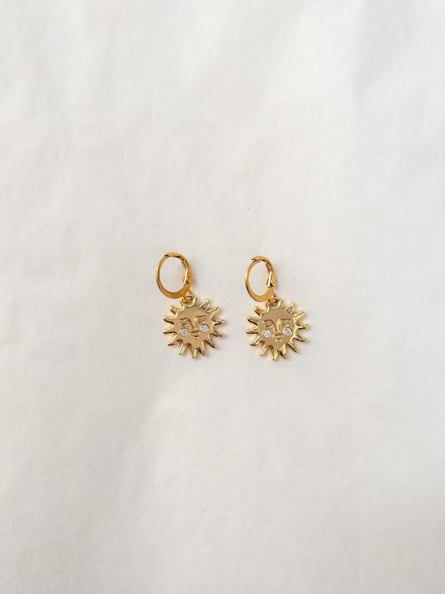 cute sun earrings