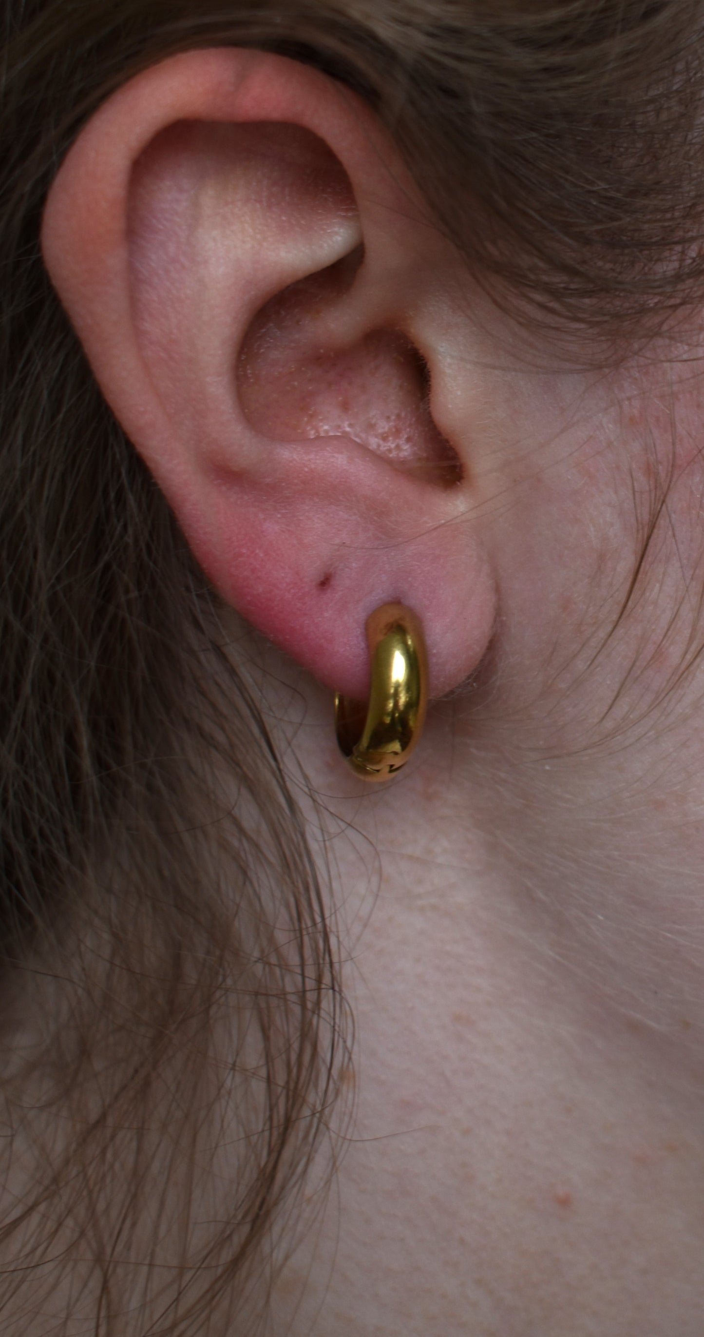 Bulky Hoops Gold 15mm