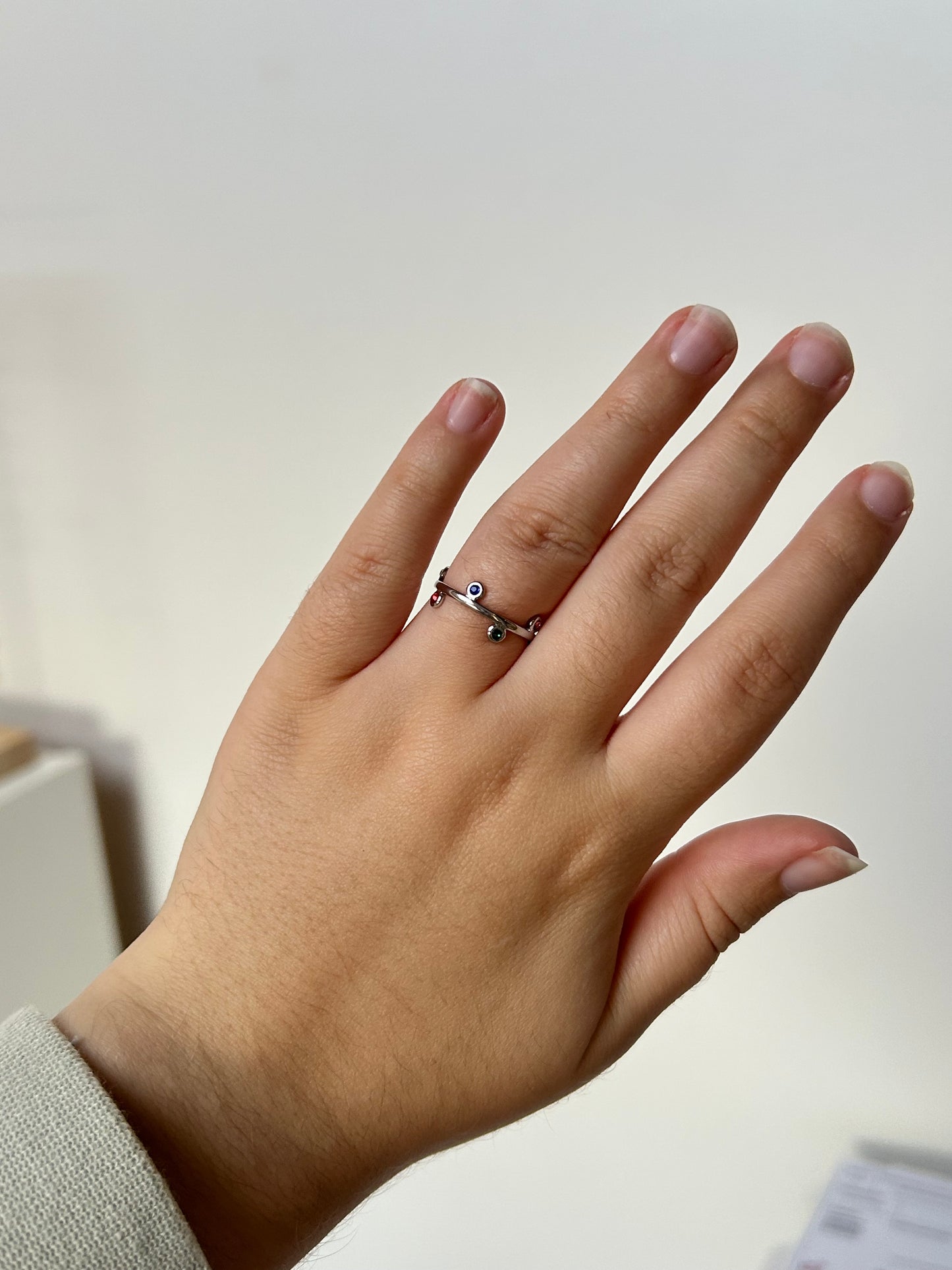 Multicolor Crystal Ring