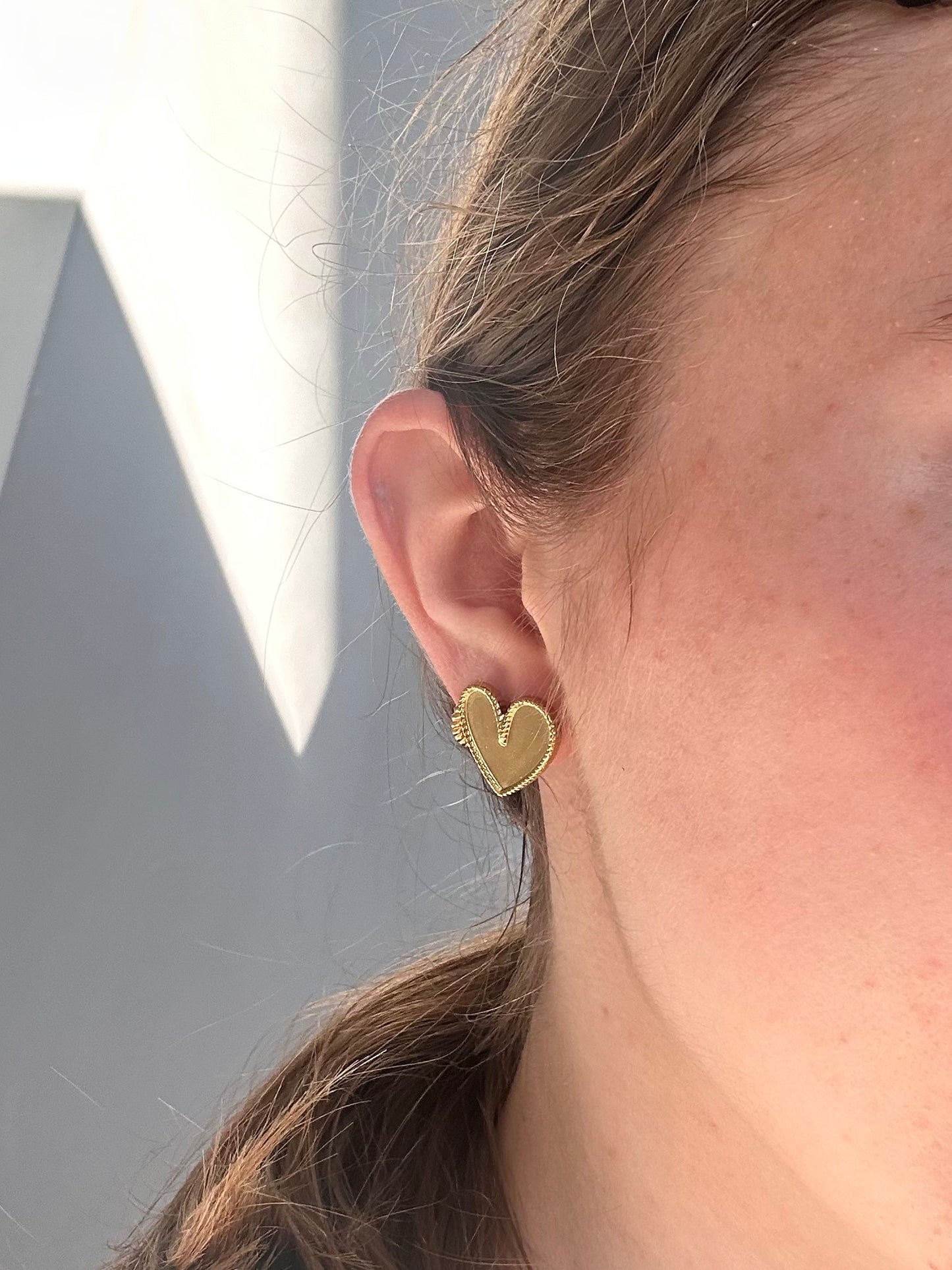 Statement Heart Studs