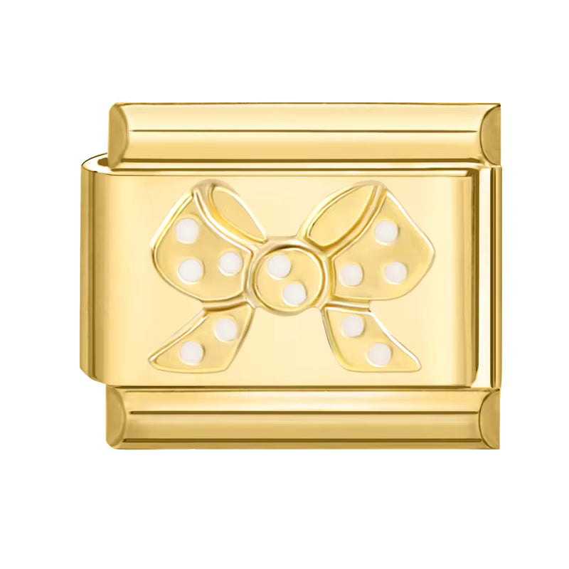 Pearl Bow Italian Charm