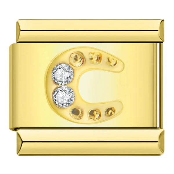 Crystal Moon Charm