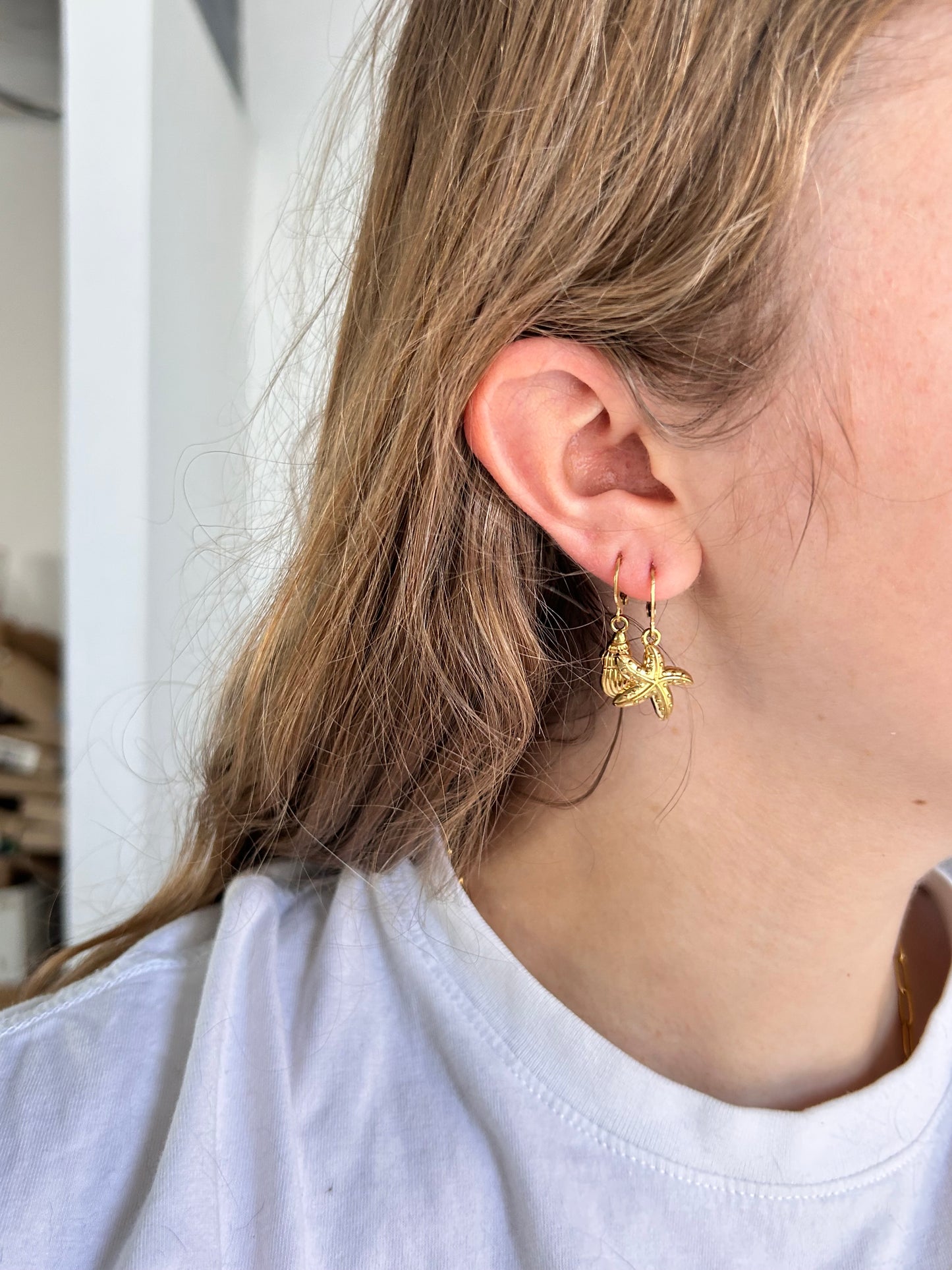 Funky Seastar Earrings