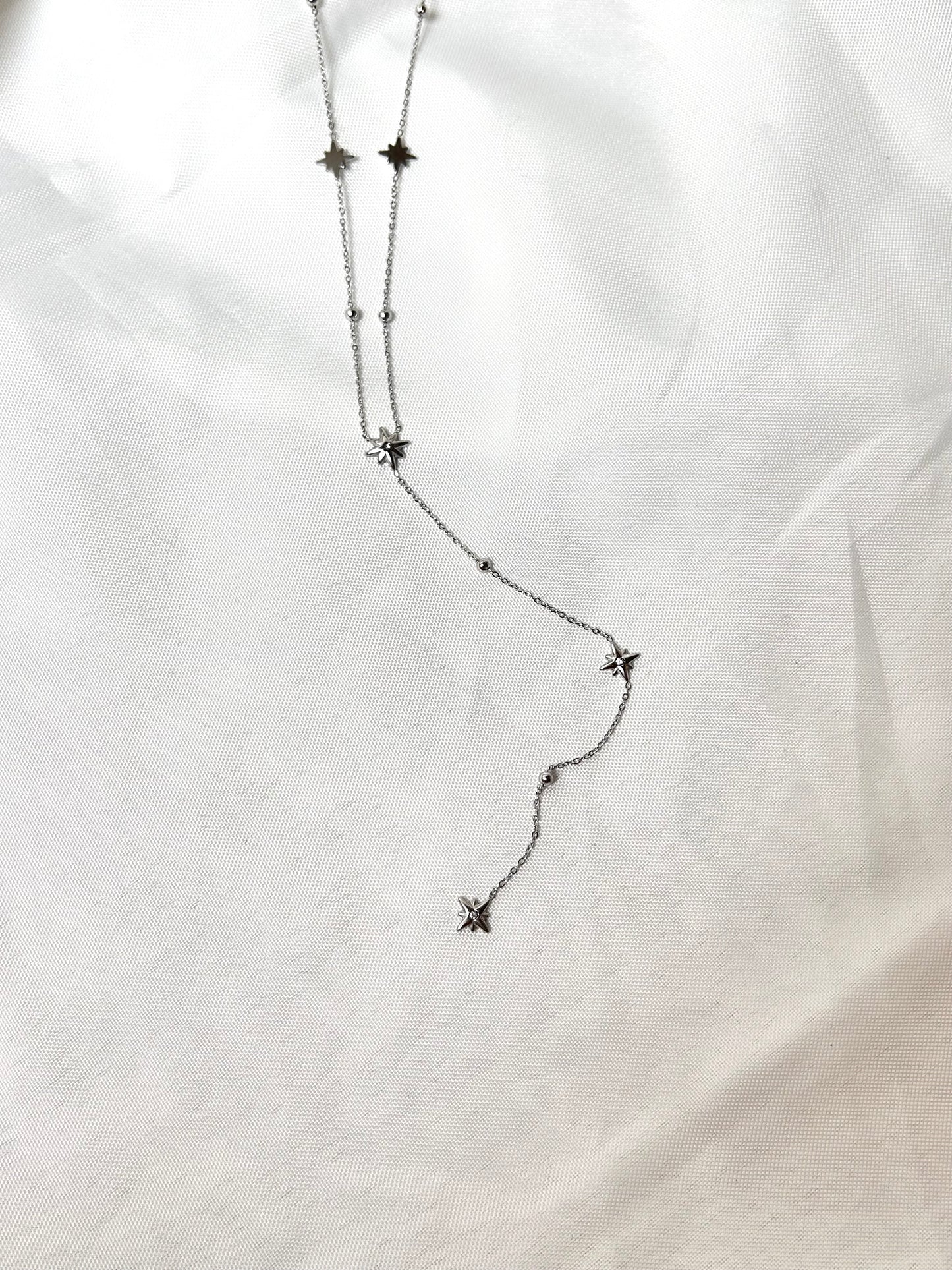 Sparkly Y Necklace