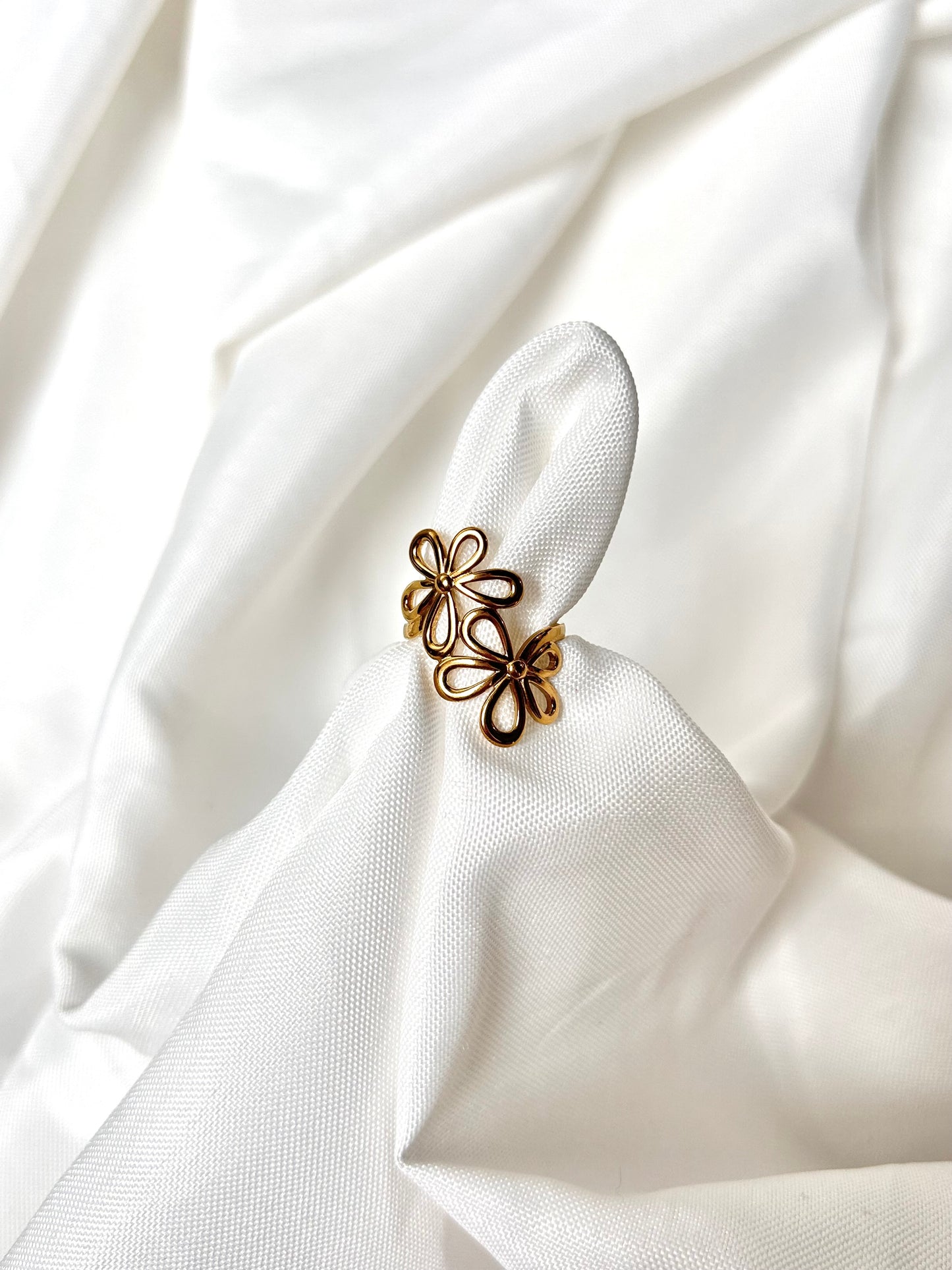 Double Flower Ring