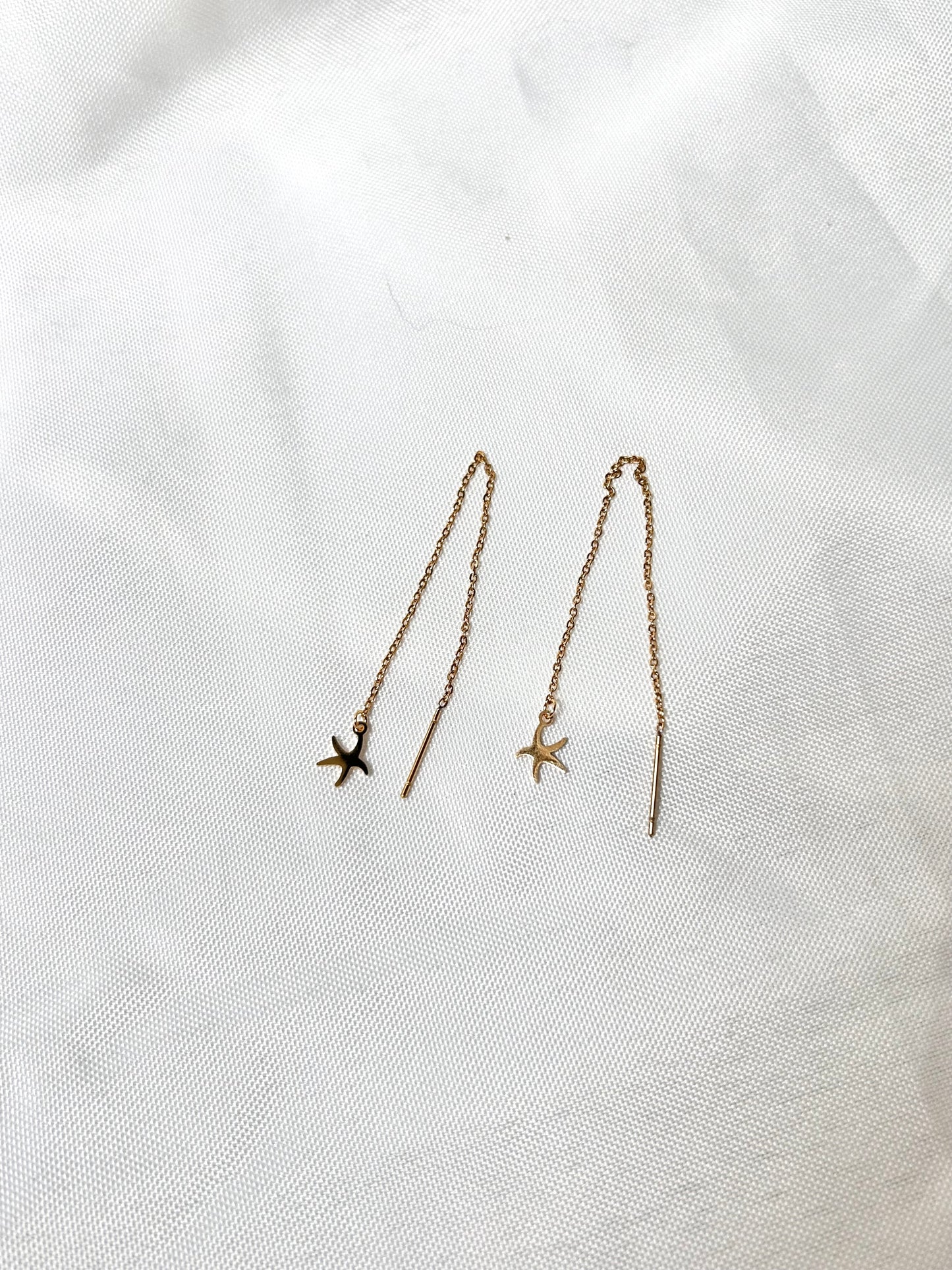 Long Seastar Earrings