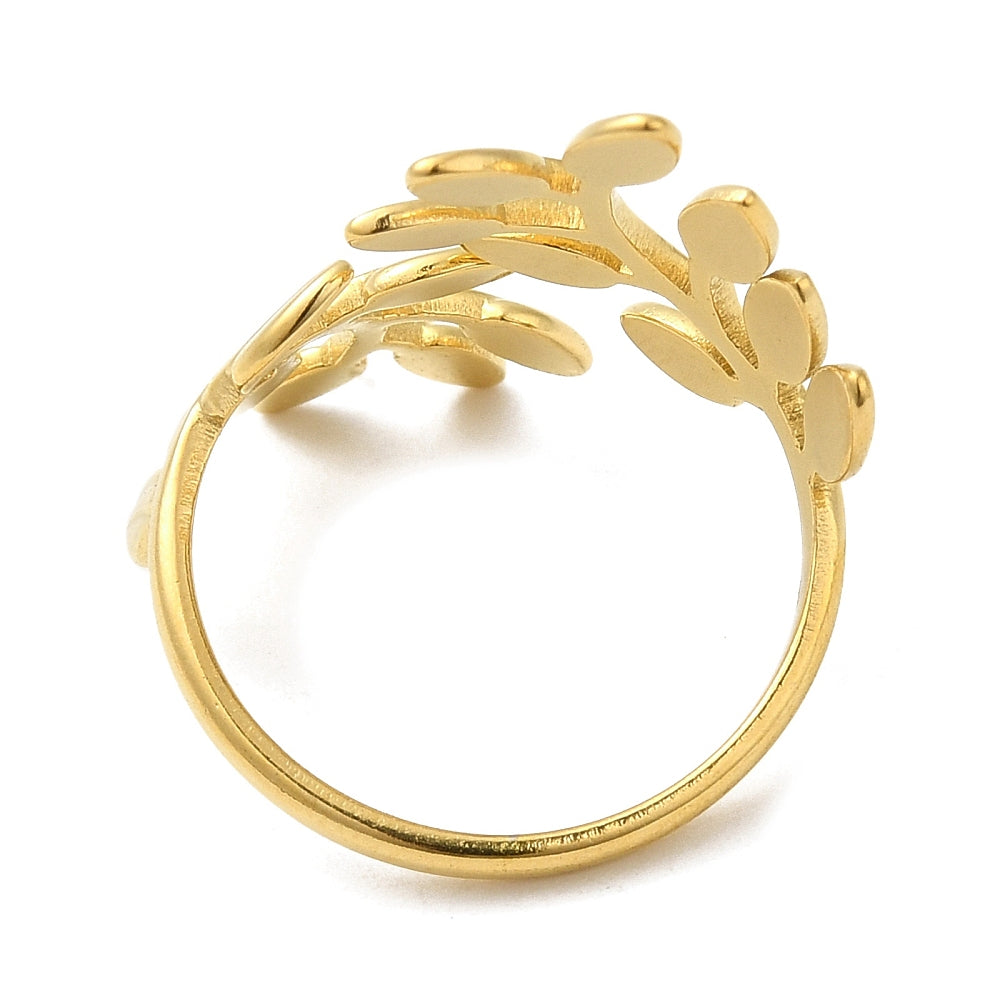 gold nature ring