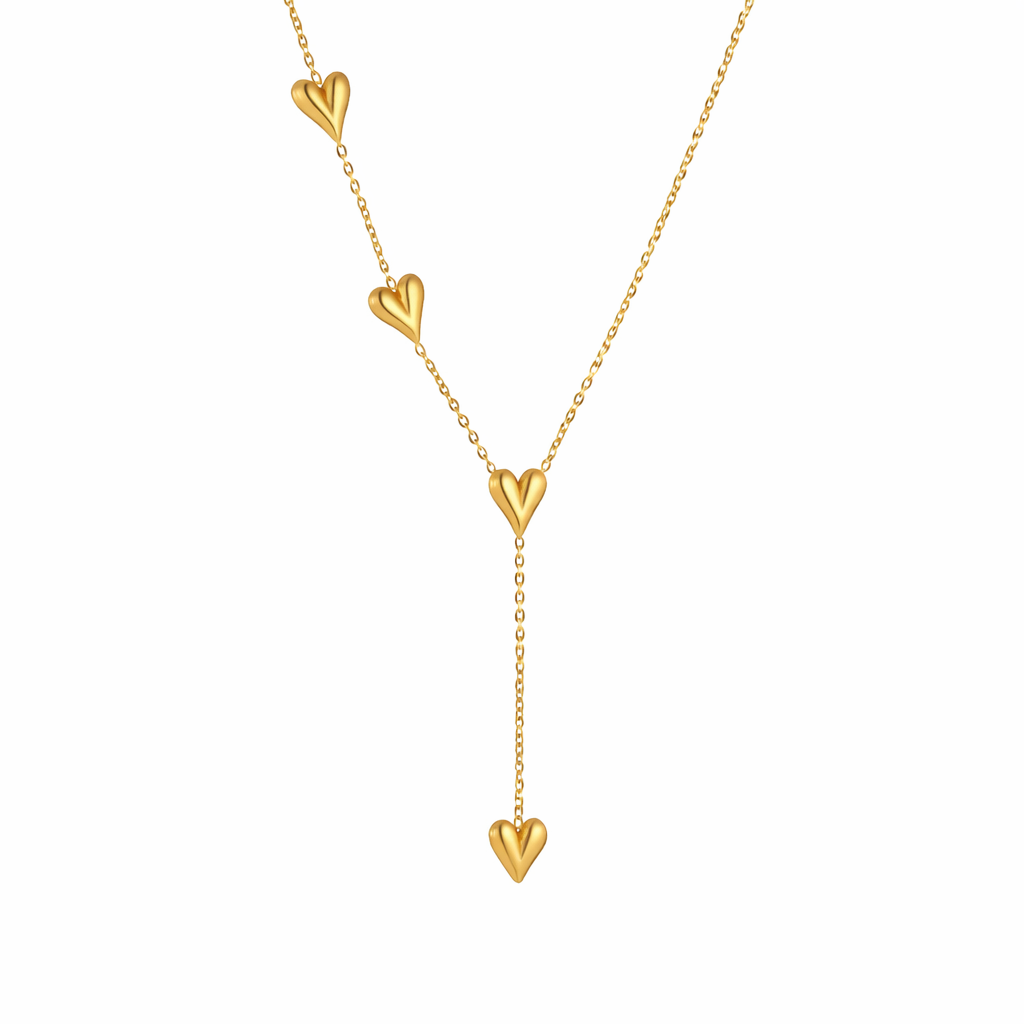 Hearts Y-Necklace