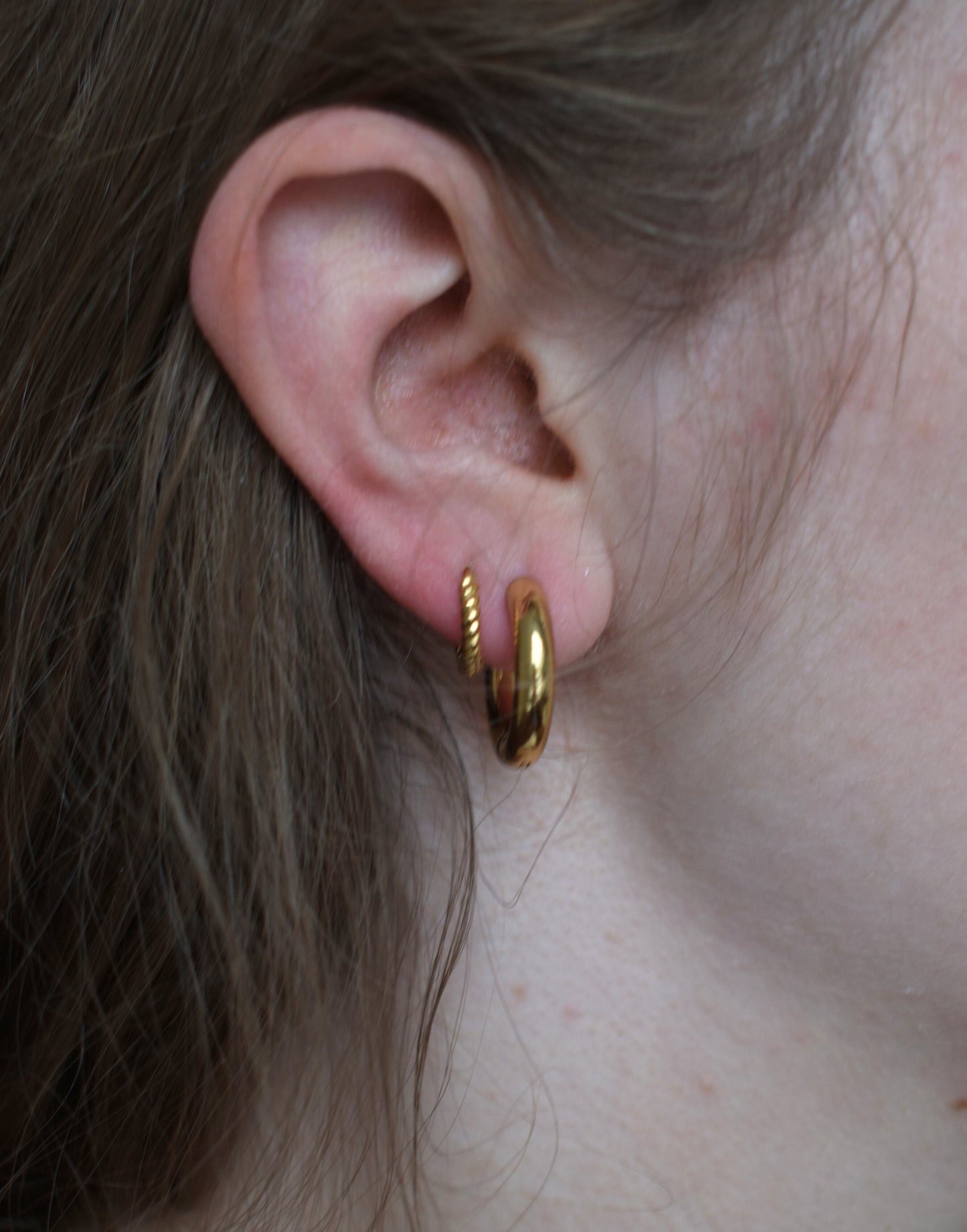 Bulky Hoops Gold 20mm