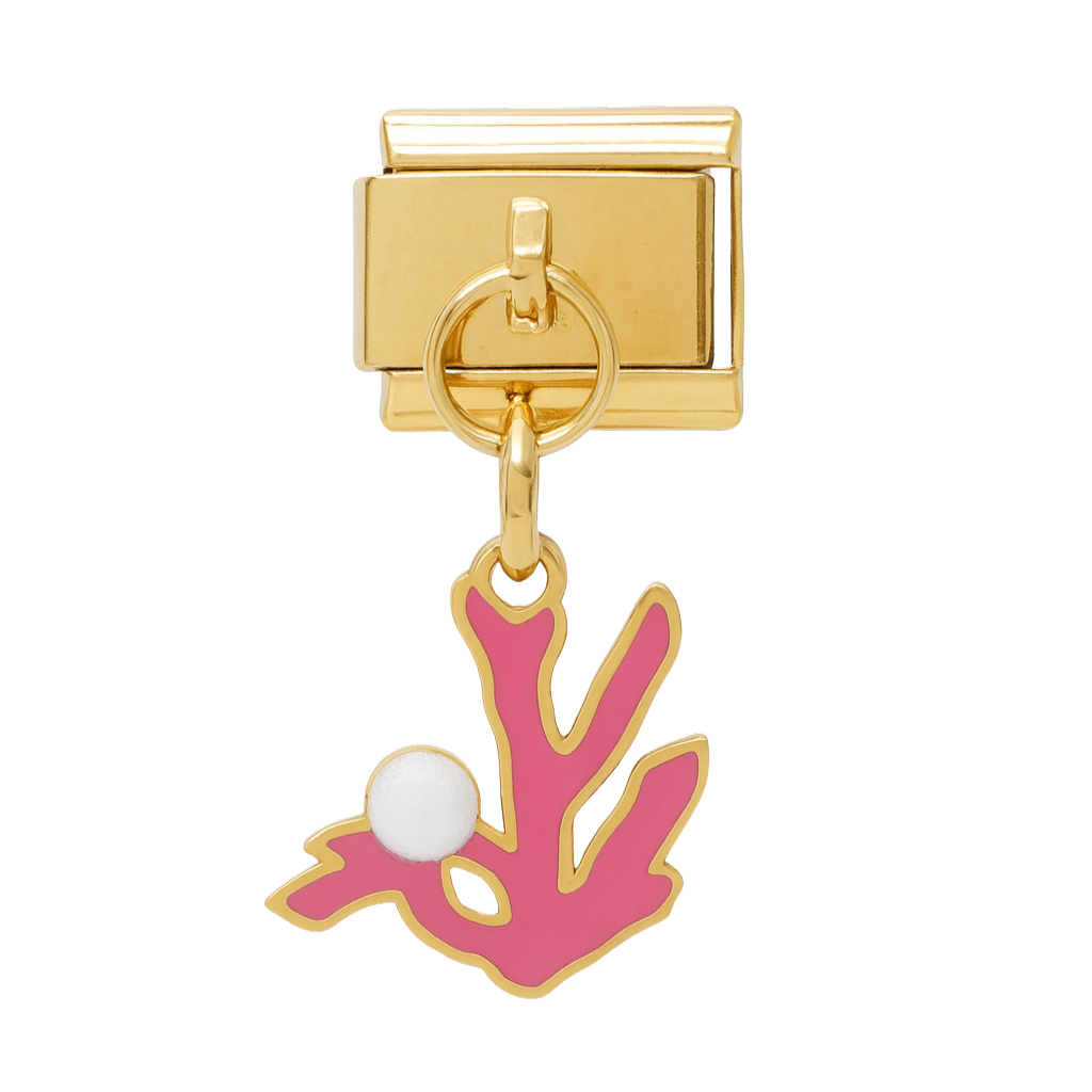 Coral Italian Charm