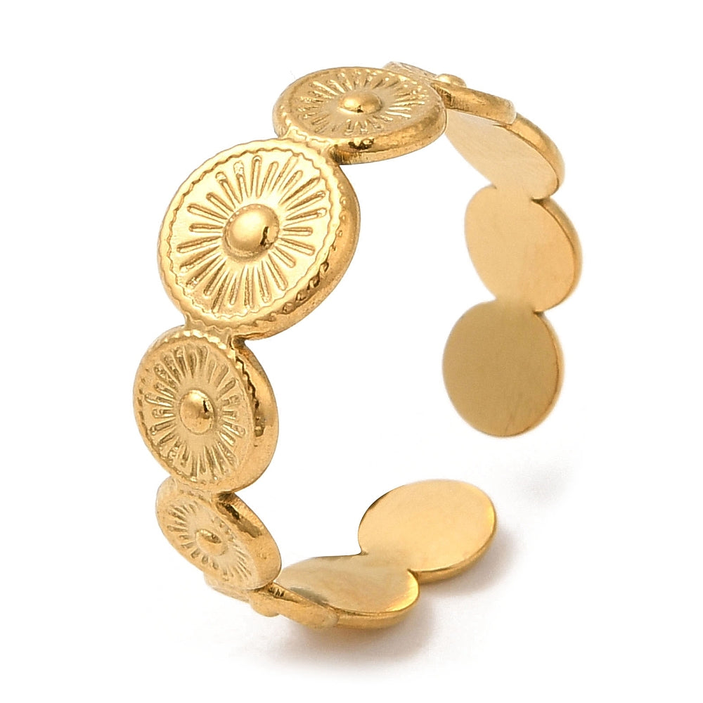 gold sun ring