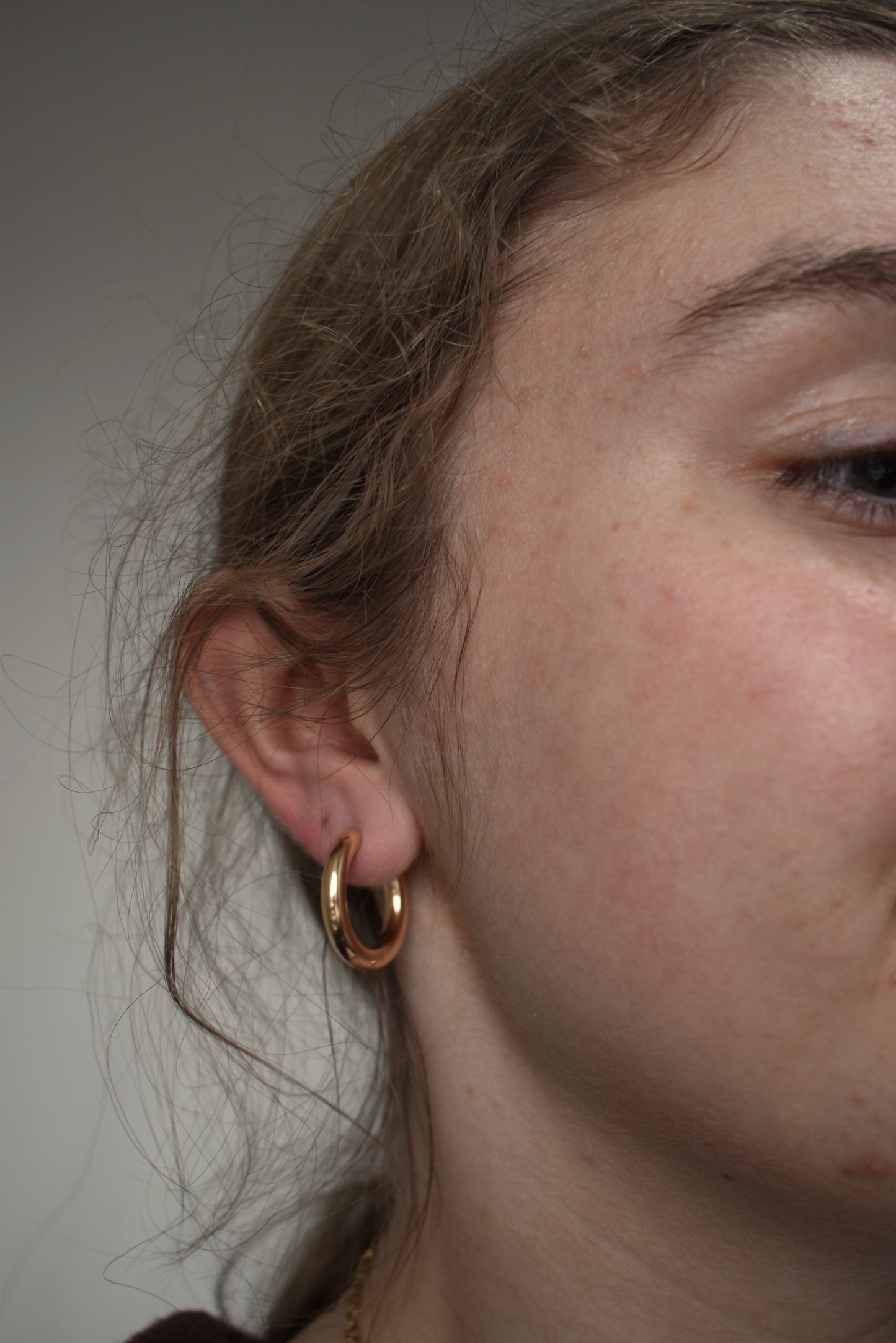Bulky Hoops Gold 24mm