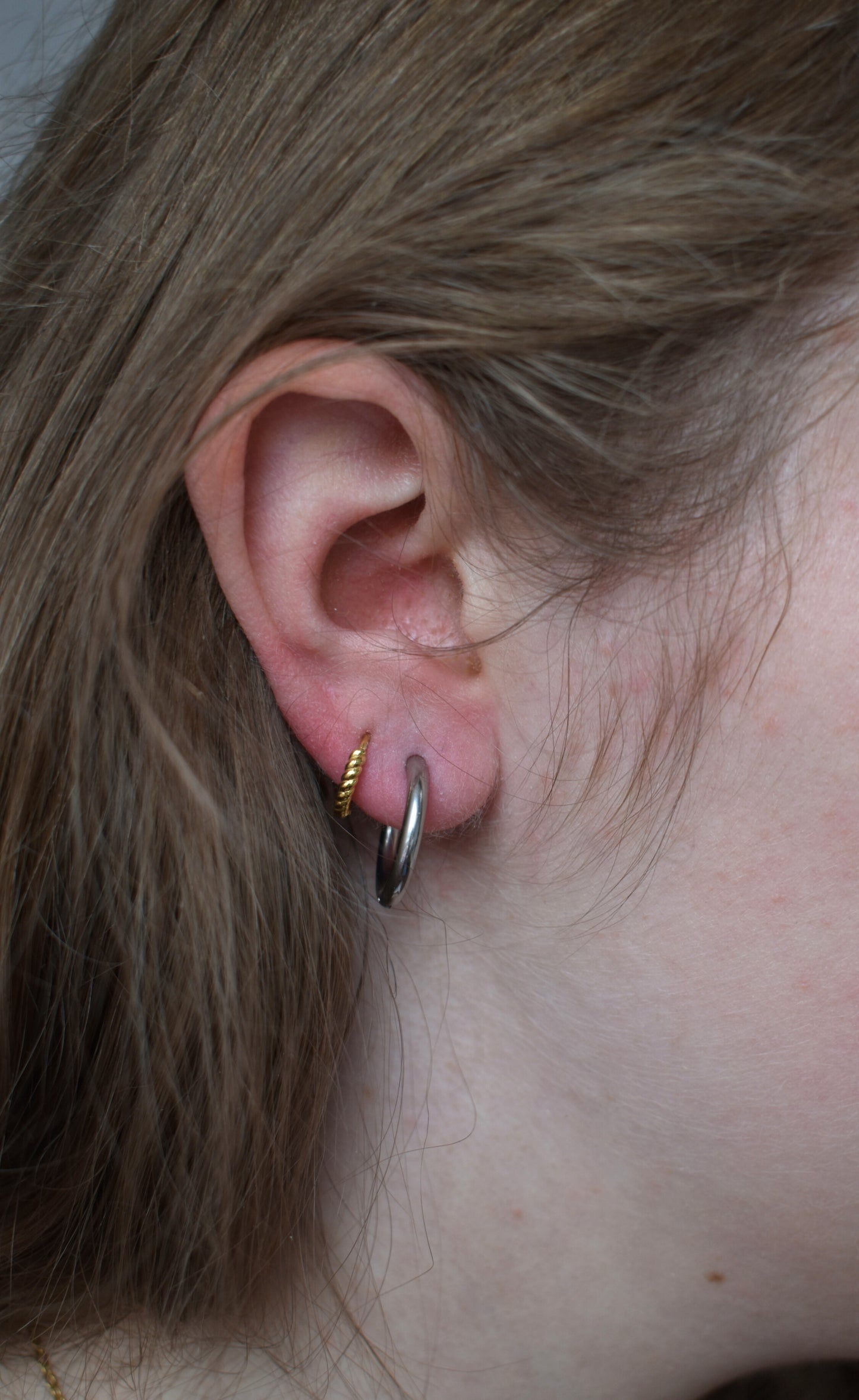 Hoops Silver 15mm