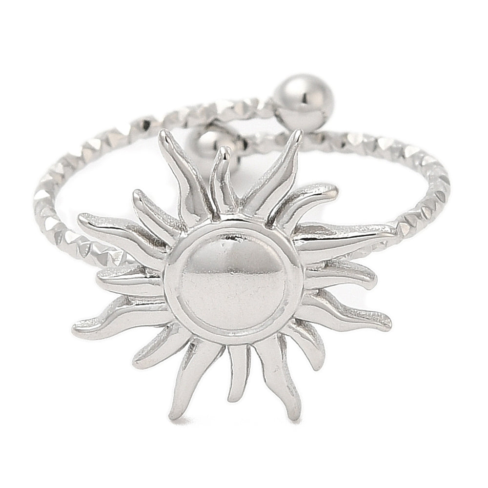 silver sun ring