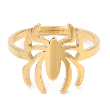 gold spider ring