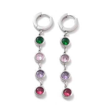 Long Colorful Hoops