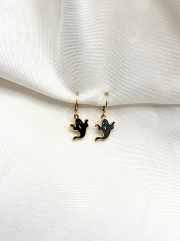 Black Ghost Earrings