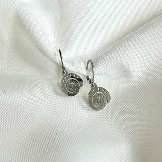 Shell Earrings Silver