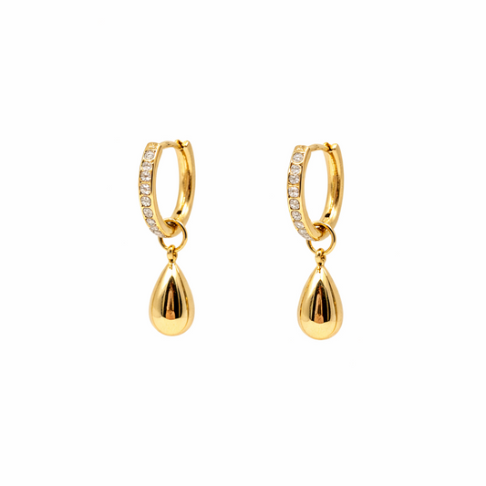 Tiny Teardrop Earrings