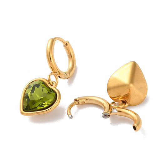 Olive Hoops Gold